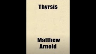 Thyrsi’s by Matthew Arnold swayamprabha CH01SP [upl. by Britney]