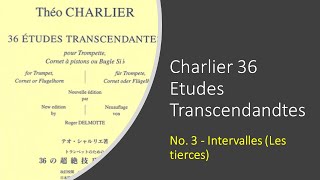 Théo Charlier 36 Études Transcendandtes No03  Intervalles Les tierces  David Baldwin [upl. by Nitsoj291]