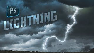 Photoshop How to Create Realistic LIGHTNING [upl. by Burr]