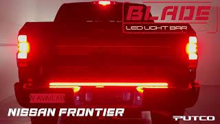 Putco LED Blade Tailgate Light Bar on Nissan Frontier [upl. by Ecirted]