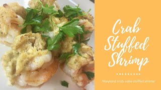 Maryland Crab Stuffed Shrimp  Chef Shan [upl. by Blumenfeld]