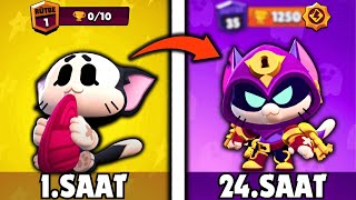 24 SAAT BOYUNCA KİT OYNADIM ÇİLİNGİR KİT ALDIM Brawl Stars [upl. by Cas]