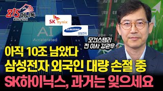 삼성전자 외국인은 대규모 손절 중 아직 10조 남았다  SK하이닉스 수급이 달라졌다  2차전지 하락은 더 이어질까ㅣ모건스탠리 전 이사 강관우 대표 [upl. by Mendel]