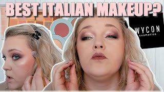 Best italian makeup brand  ALL I HAVE FROM WYCON COSMETICS  REVIEW  DEMO [upl. by Rednijar]