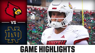 Louisville vs Notre Dame Game Highlights  2024 ACC Football [upl. by Meares]