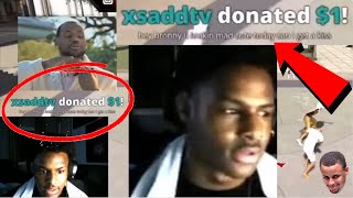 Bronny James Jr Gets TROLLED LIVE On Twitch Stream FOR HOURS By Donations 💀🤣 [upl. by Giwdul]