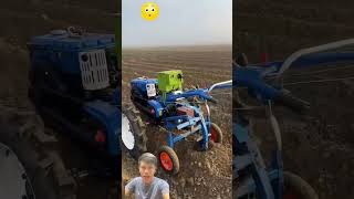 Chinese soil tiller automobile minipowertiller farming agriculture [upl. by Aihseuqal]