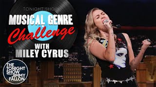 Musical Genre Challenge with Miley Cyrus [upl. by Sitruc]