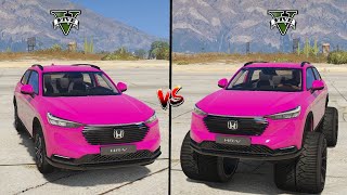 Gta 5 Normal Honda HRV Car Vs Gta 5 Monster Honda HRV Car  Which Is Best [upl. by Eremehc]