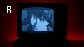 Ghost in the Shell 1995 VHS Played on Hitachi P25 BampW TV 1978 [upl. by Yrreiht901]