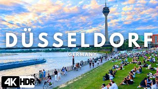 Düsseldorf Germany  4k HDR Walking Tour Through the Heart of the City [upl. by Whang350]