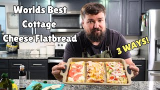 Easy Cottage Cheese Flatbread Recipe Worlds Best  3 ways MUST TRY [upl. by Asillim383]