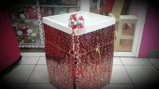 Caja de Regalo Sorpresa con Peluche Gigante 115 mt y almohada personalizada [upl. by Nimajnab]