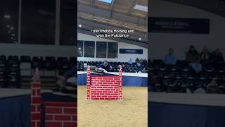 I tried hobby horsing and won the puissance horse horses pony equestrian hobbyhorse [upl. by O'Rourke767]