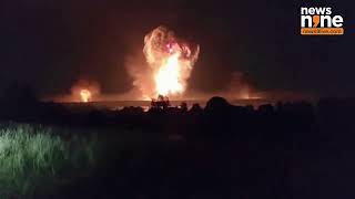 Ukrainian Drone Attack Causes EarthquakeSized Explosion in Russias Tver Region  News9 [upl. by Ecienal31]