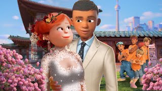 Turning Red Pixar Wedding Mei Lee With Robaire You Want It I Want It GlowUp Kluz Cartoon [upl. by Now]