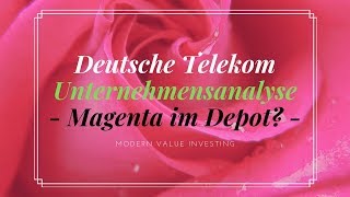 Deutsche Telekom  Unternehmensanalyse  Modern Value Investing [upl. by Amandi795]