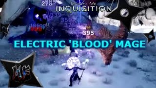 Dragon Age Inquisition  Electric Blood Mage Build Req Trespasser DLC [upl. by Elyl]