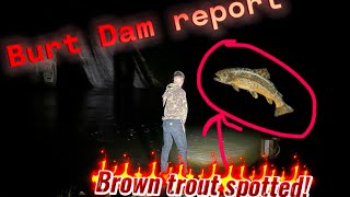 Burt Dam salmon Report 1 [upl. by Retnyw]