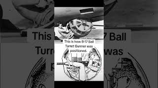 This is how B17 Ball Turret Gunner was positioned [upl. by Mourant542]