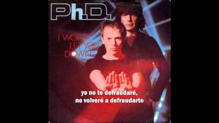 PhD  I wont let you down Subtítulos español [upl. by Ducan18]