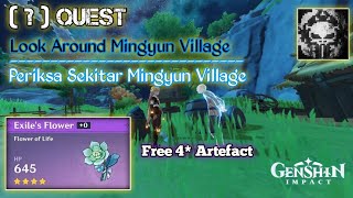 Quest Mingyun Village  Genshin Impact [upl. by Nyroc]