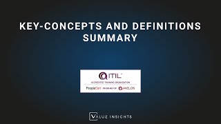 ITIL® 4 Foundation Exam Preparation  KeyConcepts and Definitions Summary eLearning [upl. by Crellen33]