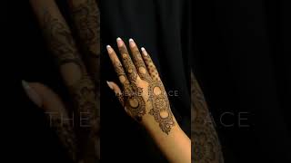 Bareek mehndi design for back hand by the henna aceshorts youtubeshorts [upl. by Ihtak]