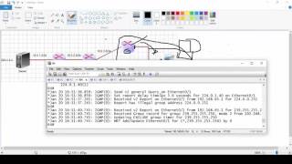 IGMP Lab con Wireshark DRQuerier [upl. by Allebasi454]