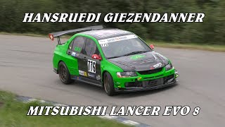 BERGRENNEN OBERHALLAU 2024  HANSRUEDI GIEZENDANNER  MITSUBISHI LANCER EVO 8  VIDEO BELLUNOVIDEO [upl. by Idzik]