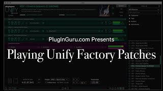 Playing 30 of 505 Unify Patches no talking [upl. by Rutherfurd551]