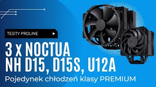 Dream Team od Noctua vs Intel i9 12900K Test Noctua NHD15 NHD15S NHU12A na Intel Alder Lake i9 [upl. by Bordiuk]