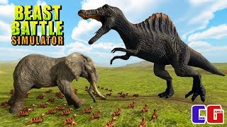 ЭПИЧЕСКИЕ БИТВЫ ЖИВОТНЫХ Мульт игра СИМУЛЯТОР БОЕВЫХ ЗВЕРЕЙ Beast Battle Simulator [upl. by Aelsel]