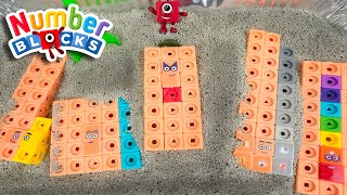 Odd Numberblocks are Buried under Sand and Clay Dig and Arrange the numbers in Order [upl. by Ahsekad]