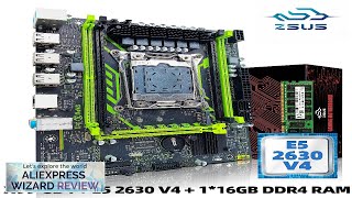 X998D4 ZSUS Motherboard Set Kit With Intel LGA20113 Xeon E5 2630 V4 Review [upl. by Acsicnarf]