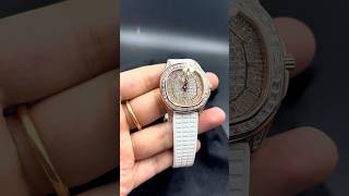 Patek Philippe Rosegold With Amrican Diamond Costum Watch 🔥patekphilippe animephonkytribuphonk [upl. by Aimerej]