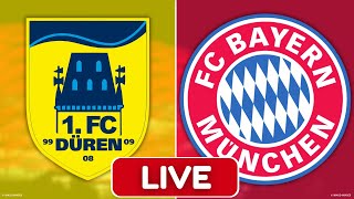 🔴 1 FC Düren  FC Bayern München  Testspiel  Watchparty [upl. by Lombard]