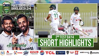 Short Highlights  Pakistan vs Bangladesh  2nd Test Day 4  PCB  M1X1U [upl. by Cohe991]