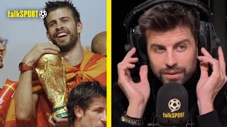 Gerard Pique EXPLAINS How Spain WON The Euros amp The World Cup BACK TO BACK In 2010 amp 2012🏆🔥 [upl. by Annaul]