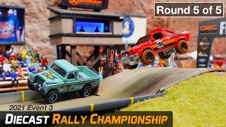 DRC Truck Edition Round 5 of 5 Diecast Rally Truck Racing [upl. by Kabab315]