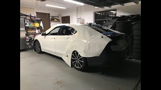 DIY Vinyl Wrap Rear Quarter Panels [upl. by Lenaj]