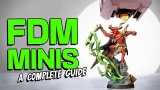 How to Print AMAZING FDM Miniatures  A Complete Guide to FDM 3d Printed Minis 2024 [upl. by Nnuahs]