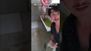 En posant sa baignoire elle fait cette grosse erreur reaction travaux bricolage renovation pov [upl. by Cecelia]