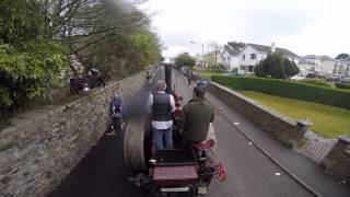 Burrell 4040 Going Up Camborne Hill GoPro Footage [upl. by Aneras]