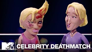 Cameron Diaz vs Meryl Streep  Celebrity Deathmatch [upl. by Anaitsirc]