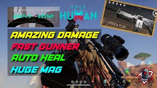 Try out this INSANE DAMAGE AUTO HEAL Fast Gunner LMG build in Once Human and DESTROY PRO DIFFICULTY [upl. by Everson275]