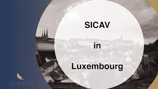 SICAV in Luxembourg  SICAV Luxembourg Regulation  SICAV RAIF  SICAV SIF  10 Leaves [upl. by Caresa359]