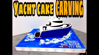 YACHT CAKEhow to make EASY Yacht cake by LEaRN cake TV vlog 120 [upl. by Andrey]