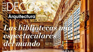 Las 30 bibliotecas más espectaculares del mundo  DecoraciónTV [upl. by Alo]