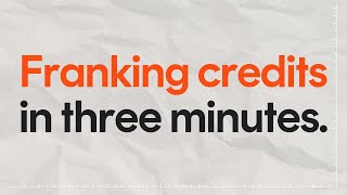 Franking Credits everything you need to know [upl. by Shanney]